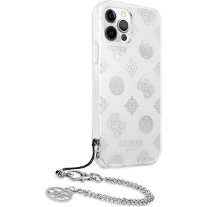 Kup [OUTLET] Etui Guess GUHCP12LKSPESI Apple iPhone 12 Pro Max srebrny/silver hardcase Peony Chain Collection - OT-809 - {ean13} - Sklep Home Screen