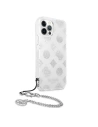 Kup [OUTLET] Case Guess GUHCP12LKSPESI Apple iPhone 12 Pro Max silber/silver Hardcase Peony Chain Collection - OT-809 - {ean13} - Sklep Home Screen