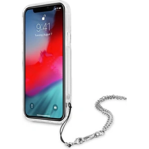 Kup [OUTLET] Etui Guess GUHCP12LKSPESI Apple iPhone 12 Pro Max srebrny/silver hardcase Peony Chain Collection - OT-809 - {ean13} - Sklep Home Screen