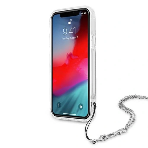 Kup [OUTLET] Tok Guess GUHCP12LKSPESI Apple iPhone 12 Pro Max ezüst/silver kemény tok Peony Chain Collection - OT-809 - {ean13} - Sklep Home Screen