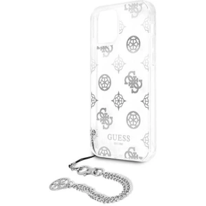 Kup [OUTLET] Etui Guess GUHCP12LKSPESI Apple iPhone 12 Pro Max srebrny/silver hardcase Peony Chain Collection - OT-809 - {ean13} - Sklep Home Screen