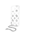 Kup [OUTLET] Case Guess GUHCP12LKSPESI Apple iPhone 12 Pro Max silber/silver Hardcase Peony Chain Collection - OT-809 - {ean13} - Sklep Home Screen