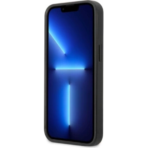[OUTLET] Tok Karl Lagerfeld KLHCP13MPMNIKBK Apple iPhone 13 kemény tok fekete/black Monogram Ikonik Patch