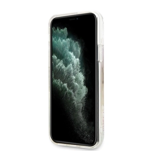Kup Etui Guess GUHCN65LGIRGP pentru Apple iPhone 11 Pro Max, husă rigidă cu gradient, sclipici lichid, logo cerc. - GUE435 - {ean13} - Sklep Home Screen