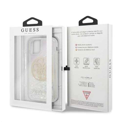 Kup Etui Guess GUHCN65LGIRGP Apple iPhone 11 Pro Max tvrdý kryt Gradient Liquid Glitter Circle Logo - GUE435 - {ean13} - Sklep Home Screen