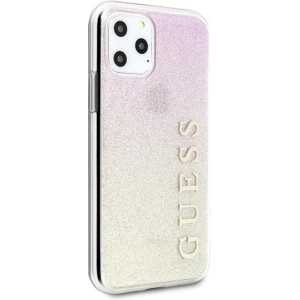 Buy Guess GUHCN65PCUGLGPI iPhone 11 Pro Max gold pink hard case Gradient Glitter - GUE436GLDPNK - {ean13} - Home Screen Store Europe