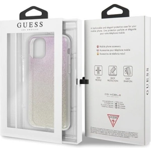 Buy Guess GUHCN65PCUGLGPI iPhone 11 Pro Max gold pink hard case Gradient Glitter - GUE436GLDPNK - {ean13} - Home Screen Store Europe