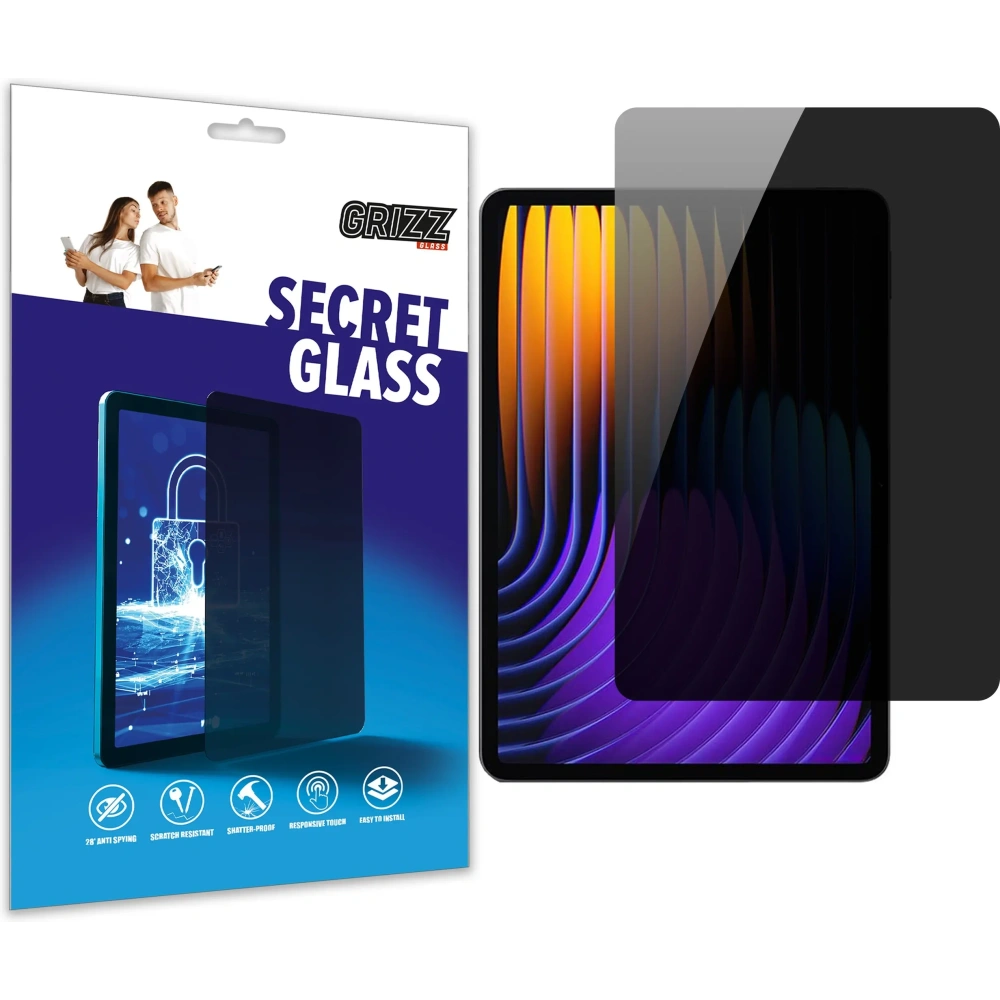 Matowe szkło prywatyzujące GrizzGlass SecretGlass do Xiaomi Pad 7