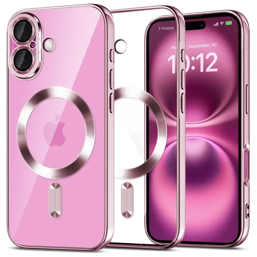 Etui Tech-Protect MagFlex MagSafe Apple iPhone 16 Shiny Rose