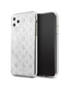 Etui Guess GUHCN65TPESI Apple iPhone 11 Pro Max srebrny/silver hard case 4G Peony Glitter