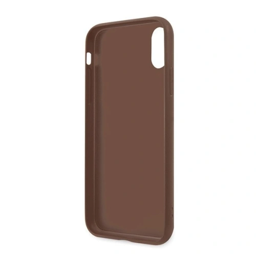 Kup Etui Guess GUHCPXG4GLBR Apple iPhone X/XS hnědý/brown hard case 4G Stripe Collection - GUE439BR - {ean13} - Sklep Home Screen