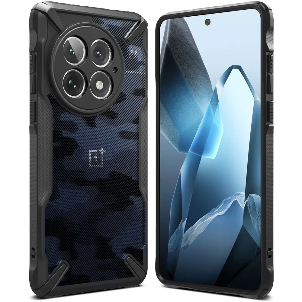 Etui Ringke Fusion-X OnePlus 13 Camo Black