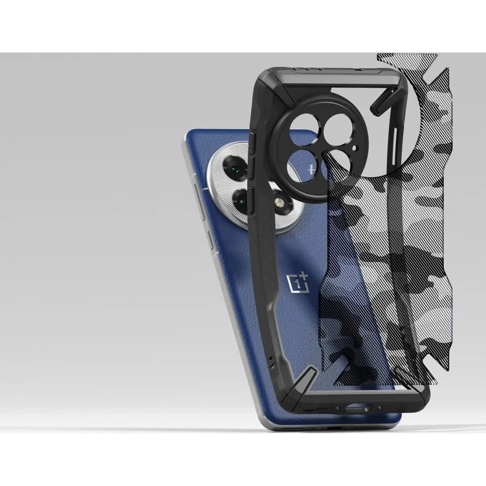 Etui Ringke Fusion-X OnePlus 13 Camo Black