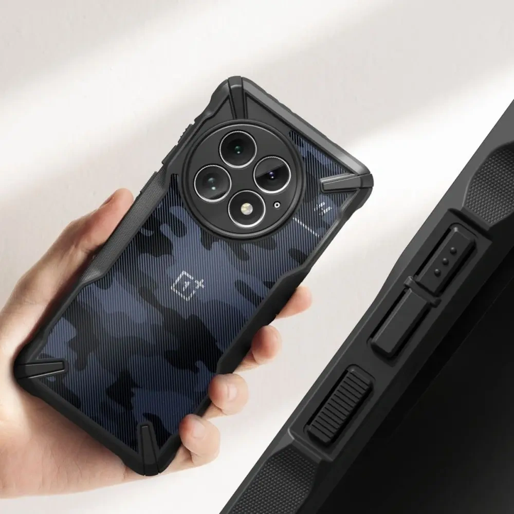Etui Ringke Fusion-X OnePlus 13 Camo Black
