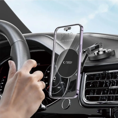 Kup Uchwyt Tech-Protect N57 Magnetic MagSafe Dashboard Car Mount & Desktop Phone Stand Černý - THP3636 - {ean13} - Sklep Home Screen