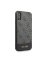 Kup Guess Apple Tasche GUHCPXG4GLGR iPhone X/XS grau/grau Hartschalenkoffer 4G Stripe Collection - GUE440GRY - {ean13} - Sklep Home Screen