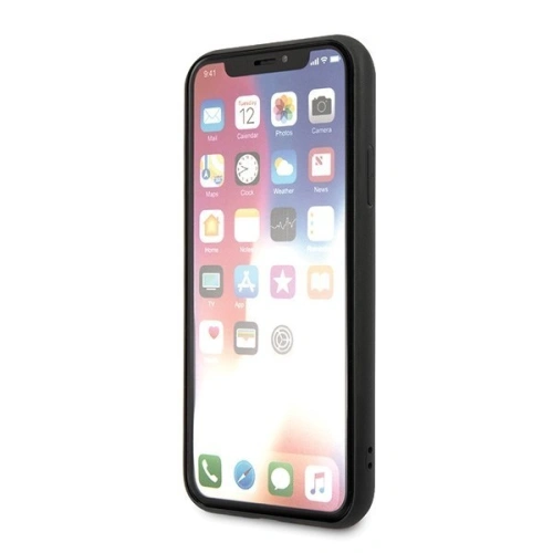 Kup Guess Apple Tasche GUHCPXG4GLGR iPhone X/XS grau/grau Hartschalenkoffer 4G Stripe Collection - GUE440GRY - {ean13} - Sklep Home Screen