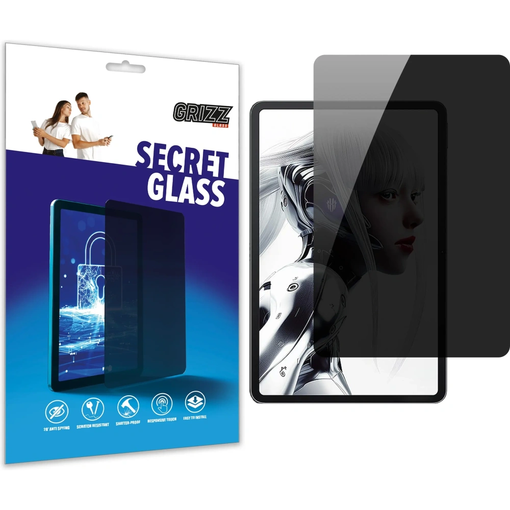 Matowe szkło prywatyzujące GrizzGlass SecretGlass do Nubia Red Magic Nova