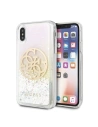 Etui Guess GUHCPXLGIRGP Apple iPhone X/XS tvrdý obal Gradient Liquid Glitter Circle Logo