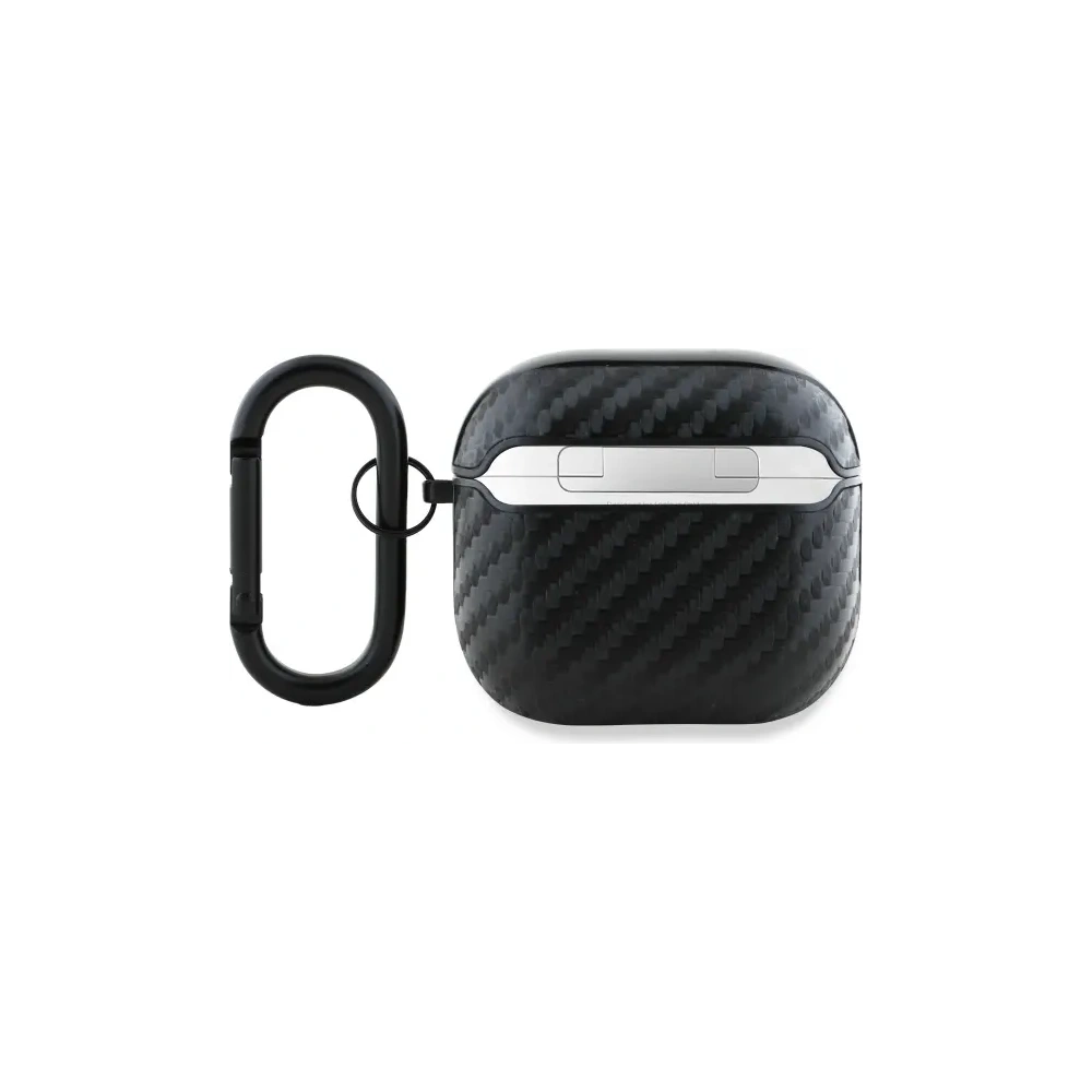 Etui BMW BMA4WMPUCA2 Apple AirPods 4 cover Carbon Double Metal Logo czarny/black