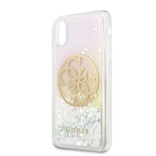 Kup Etui Guess GUHCPXLGIRGP Apple iPhone X/XS tvrdý obal Gradient Liquid Glitter Circle Logo - GUE441 - {ean13} - Sklep Home Screen