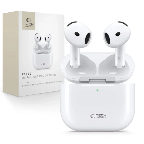 Buy Tech-Protect Ultraboost TWS Earphone Core 2 White - THP3639 - {ean13} - Home Screen Store Europe