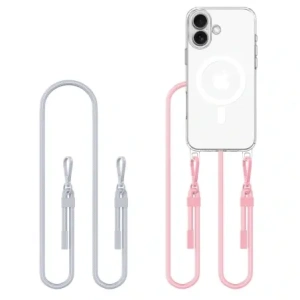 Buy Tech-Protect Flexair Chain MagSafe Apple iPhone 16 Grey & Pink - THP3641 - {ean13} - Home Screen Store Europe