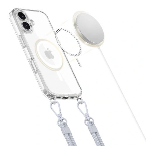 Kup Etui Tech-Protect Flexair Chain MagSafe Apple iPhone 16 Šedá & Růžová - THP3641 - {ean13} - Sklep Home Screen