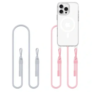 Kup Etui Tech-Protect Flexair Chain MagSafe Apple iPhone 16 Pro Grey & Pink - THP3642 - {ean13} - Sklep Home Screen
