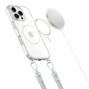 Kup Etui Tech-Protect Flexair Chain MagSafe Apple iPhone 16 Pro Grey & Pink - THP3642 - {ean13} - Sklep Home Screen
