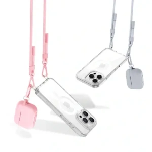 Kup Etui Tech-Protect Flexair Chain MagSafe Apple iPhone 16 Pro Grey & Pink - THP3642 - {ean13} - Sklep Home Screen
