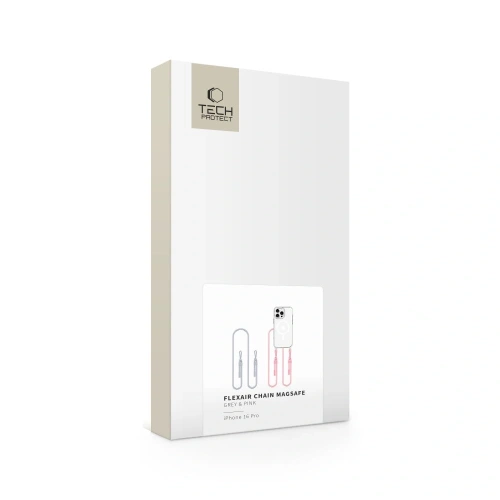Kup Tech-protect Flexair Chain Magsafe Iphone 16 Pro Grey & Pink - THP3642 - {ean13} - Sklep Home Screen