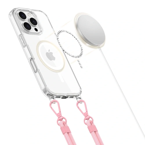 Kup Tech-protect Flexair Chain Magsafe Iphone 16 Pro Max Gri & Roz - THP3643 - {ean13} - Sklep Home Screen