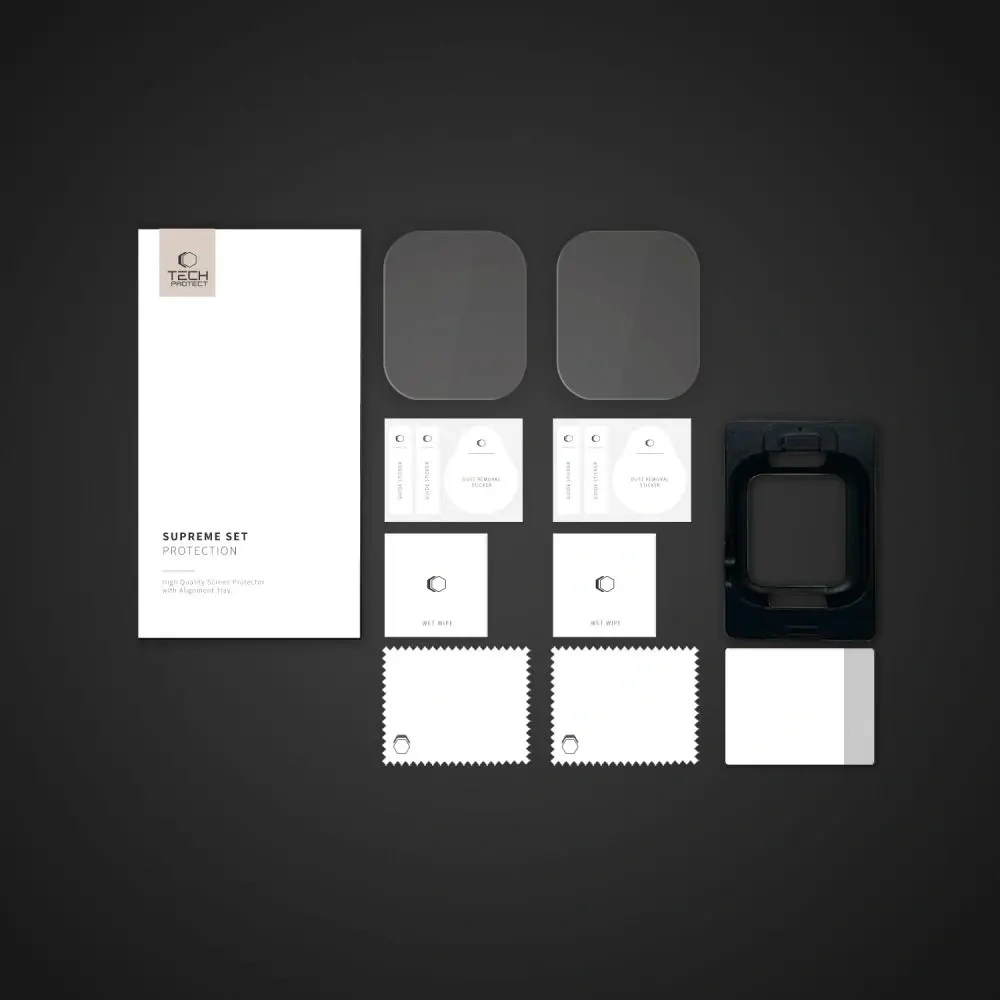 Folia hydrożelowa Tech-Protect Supreme Set Apple Watch 10 / 11 42mm Clear [2 PACK]