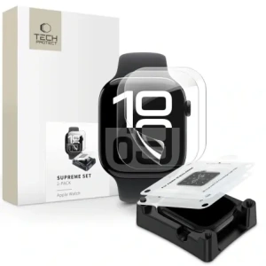 Kup Folia hydrożelowa Tech-Protect Supreme Set Apple Watch 10 46mm Clear [2 PACK] - THP3645 - {ean13} - Sklep Home Screen