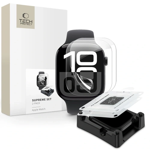 Buy Tech-Protect Supreme Set Apple Watch 10 46mm Clear [2 PACK] - THP3645 - {ean13} - Home Screen Store Europe