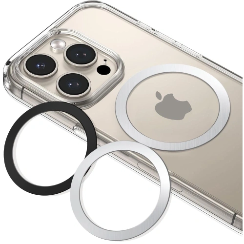 Kup Blaszka Tech-Protect MMP-110 2in1 Magnetic MagSafe Ring Silver & Black - THP3646 - {ean13} - Sklep Home Screen