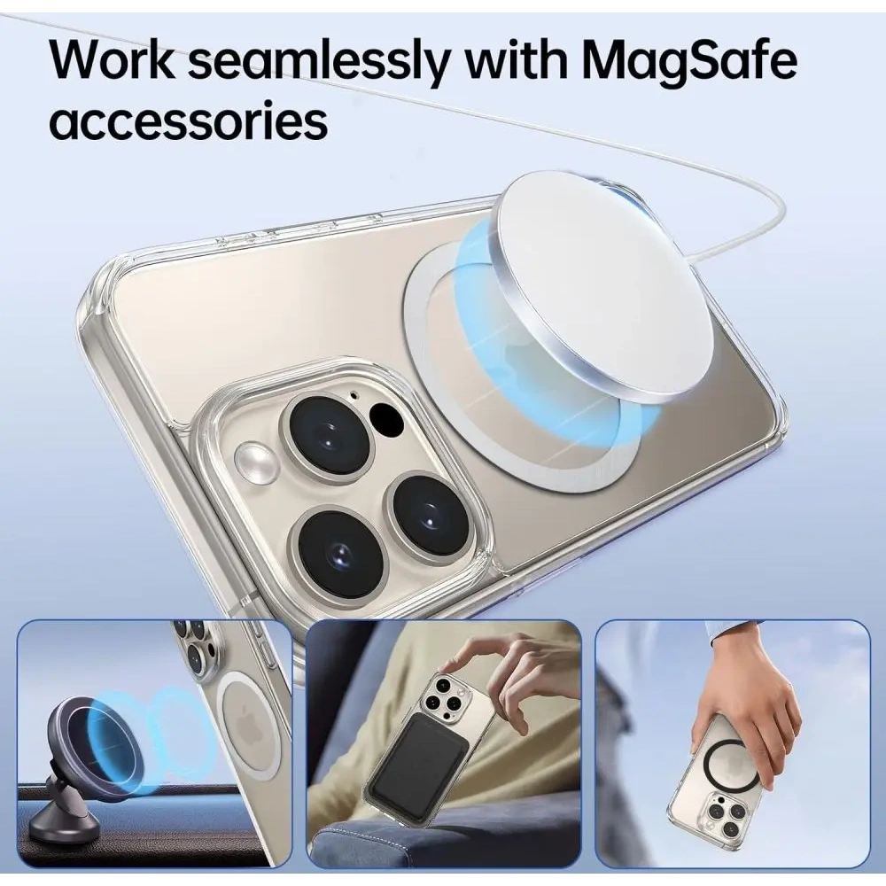 Blaszka Tech-Protect MMP-110 2in1 Magnetic MagSafe Ring Silver & Black