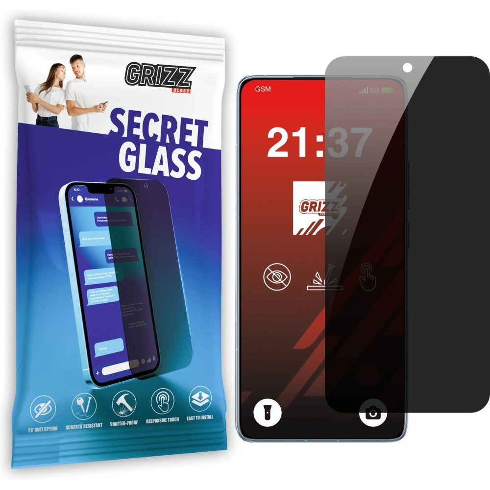 [OUTLET] Matowe szkło prywatyzujące GrizzGlass SecretGlass do Xiaomi 14T Pro