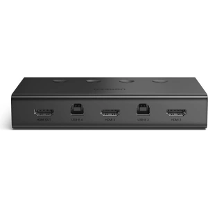 Kup [OUTLET] Przełącznik KVM UGREEN CM293 4xHDMI (żeński) 4xUSB (żeński) 4xUSB-B (żeński) czarny - OT-825 - {ean13} - Sklep Home Screen