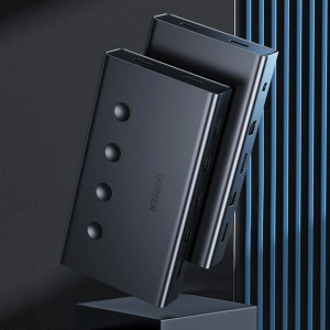 Kup [OUTLET] Przełącznik KVM UGREEN CM293 4xHDMI (żeński) 4xUSB (żeński) 4xUSB-B (żeński) czarny - OT-825 - {ean13} - Sklep Home Screen