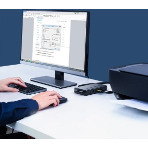 [OUTLET] KVM přepínač UGREEN CM293 4xHDMI (ženský) 4xUSB (ženský) 4xUSB-B (ženský) černý