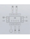Kup [OUTLET] UGREEN CM293 4xHDMI (női) 4xUSB (női) 4xUSB-B (női) fekete KVM kapcsoló - OT-825 - {ean13} - Sklep Home Screen