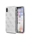 Etui Guess GUHCPXPCU4GLSI Apple iPhone X/XS argintiu/silver hard case 4G Glitter