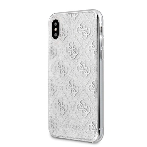 Kup Guess Apple Tasche GUHCPXPCU4GLSI iPhone X/XS silber/silberne Hartschale 4G Glitter - GUE444SLV - {ean13} - Sklep Home Screen