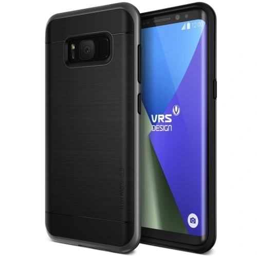 Etui VRS Design High Shield Pro Galaxy S8 Plus Dark Silver