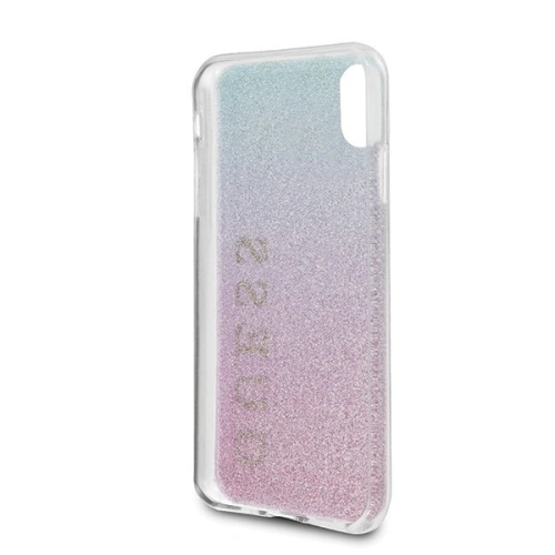 Kup Guess Apple Tasche GUHCPXPCUGLPBL iPhone X/XS rosa/blau/rosa blau Hartschale Gradient Glitter - GUE446PNKBLU - {ean13} - Sklep Home Screen