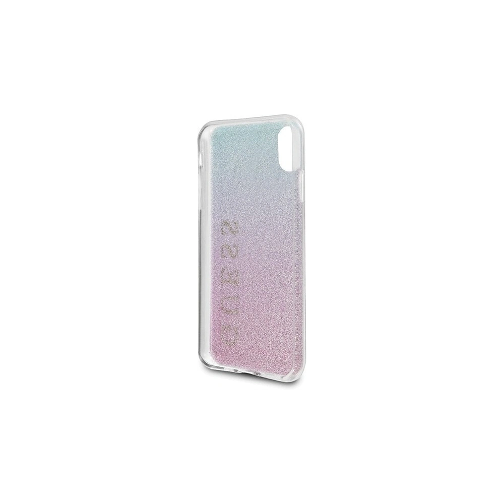 Etui Guess GUHCPXPCUGLPBL Apple iPhone X/XS różowo-niebieski/pink blue hard case Gradient Glitter
