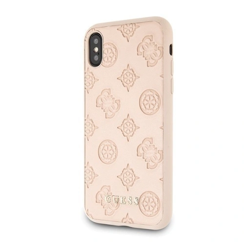 Kup Etui Guess GUHCPXPELLP Apple iPhone X/XS latte hard case Peony Collection - GUE447LATT - {ean13} - Sklep Home Screen