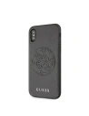 Kup Guess Apple Tasche GUHCPXRSSASBK iPhone X/XS schwarz/schwarz Hartschale Saffiano 4G Circle Logo - GUE448BLK - {ean13} - Sklep Home Screen